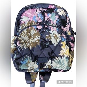 Vera Bradley Ultralight Compact Backpack Chrysanthemum Crush New